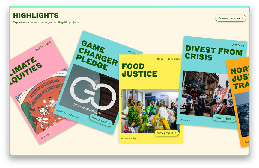 Project highlights