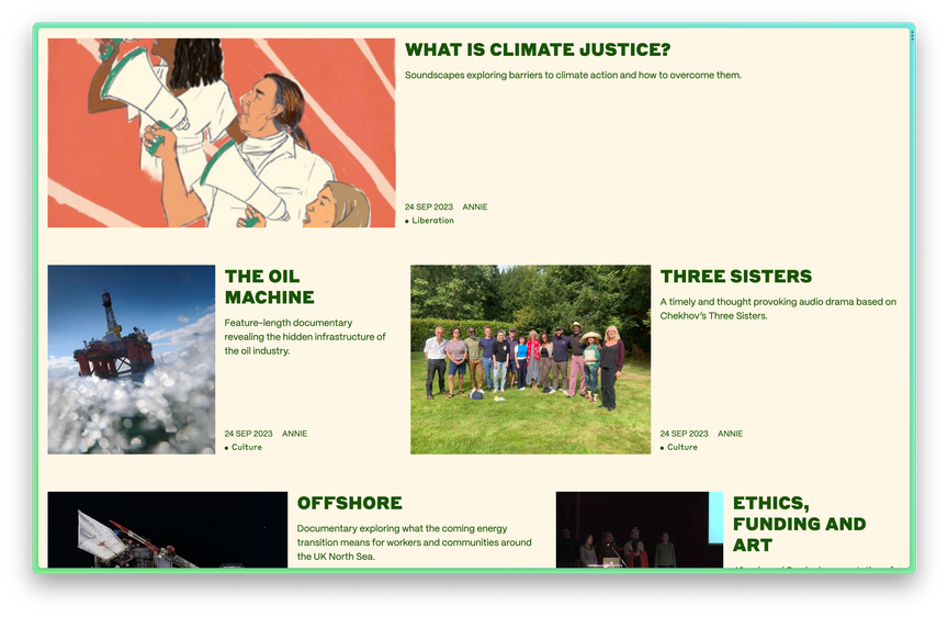 Media page